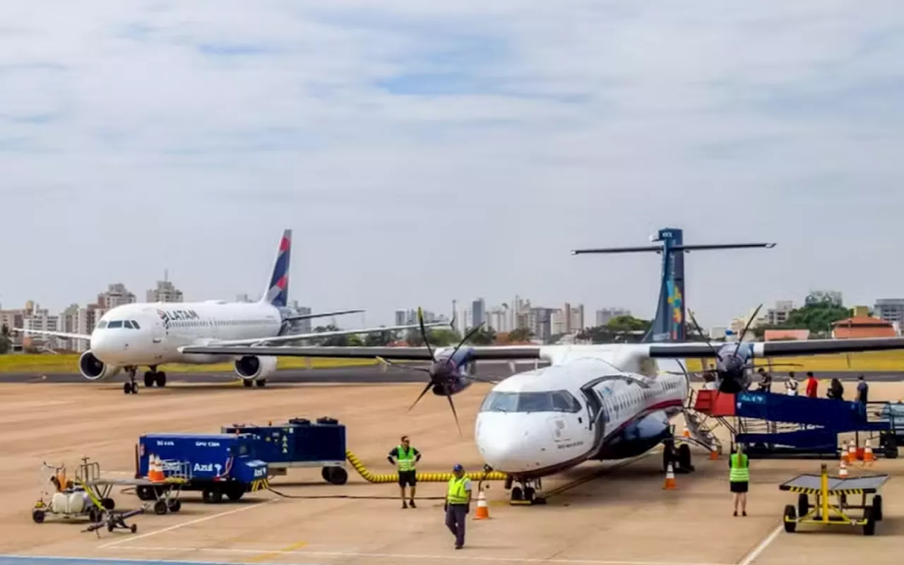 Homem morre após cair da escada de desembarque de avião em São José do Rio Preto