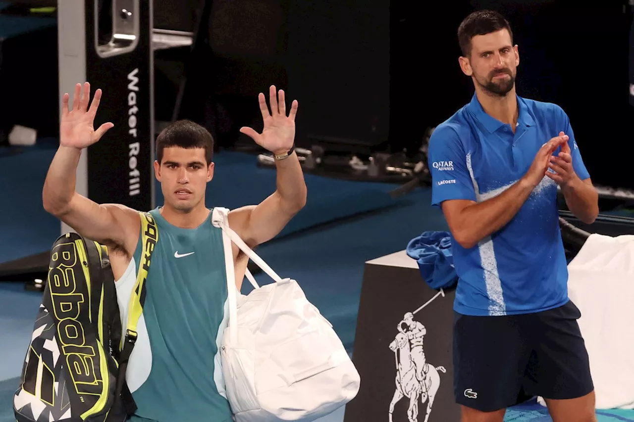 Alcaraz aponta 'maior erro' em derrota para Djokovic no Australian Open