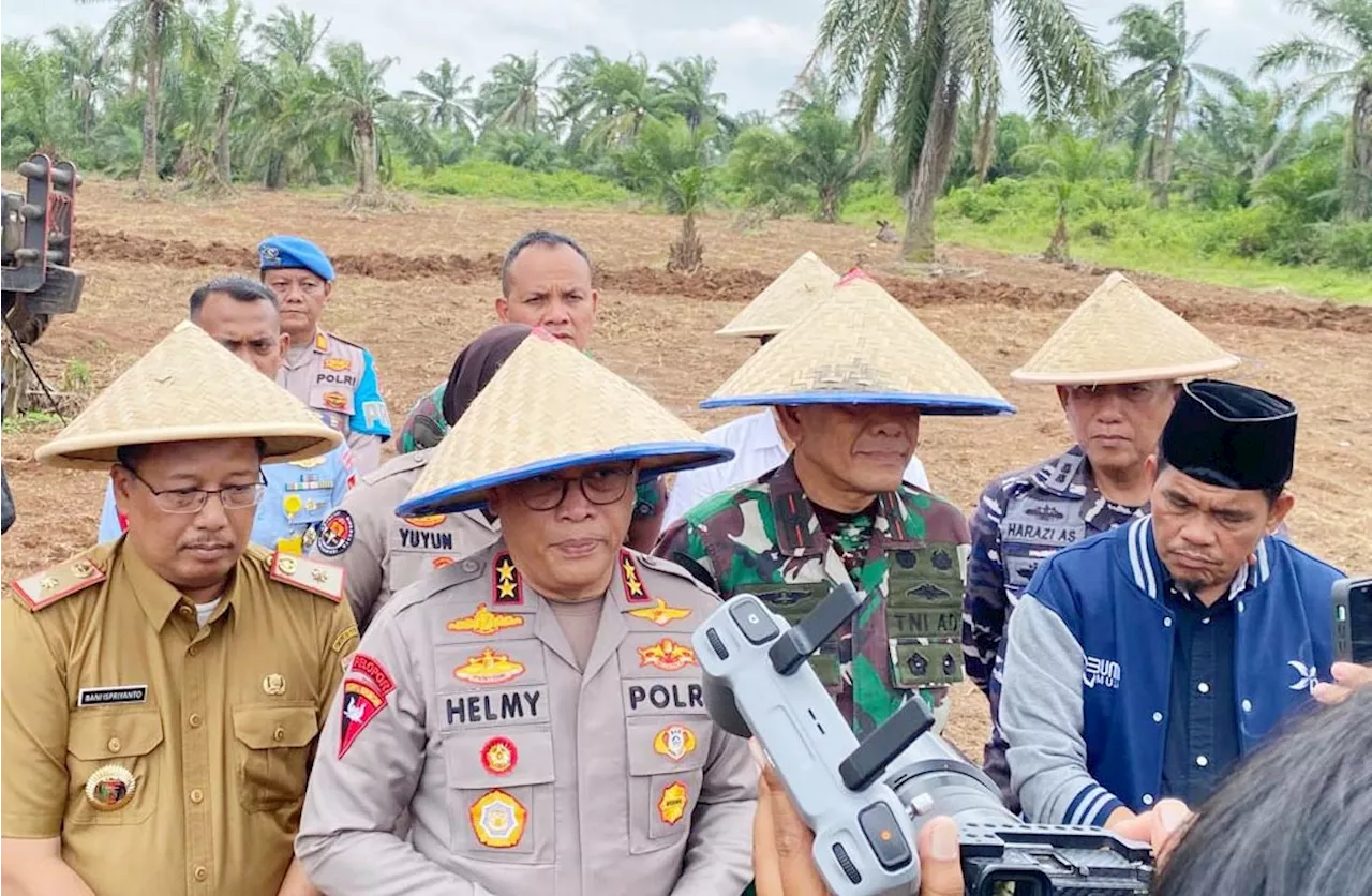 Dukung Ketahanan Pangan, Polda Lampung Siapkan Ribuan Hektare Lahan Jagung