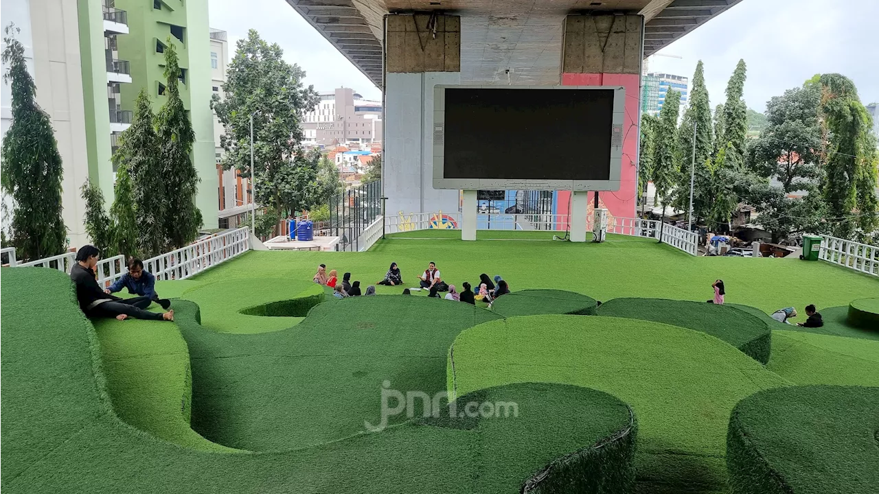 Taman Film Kolong Flyover Pasupati Bandung Rampung Direvitalisasi