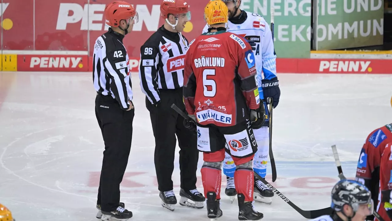 Eishockey: Spielabbruch Bremerhaven: 5:0-Wertung für Ingolstadt