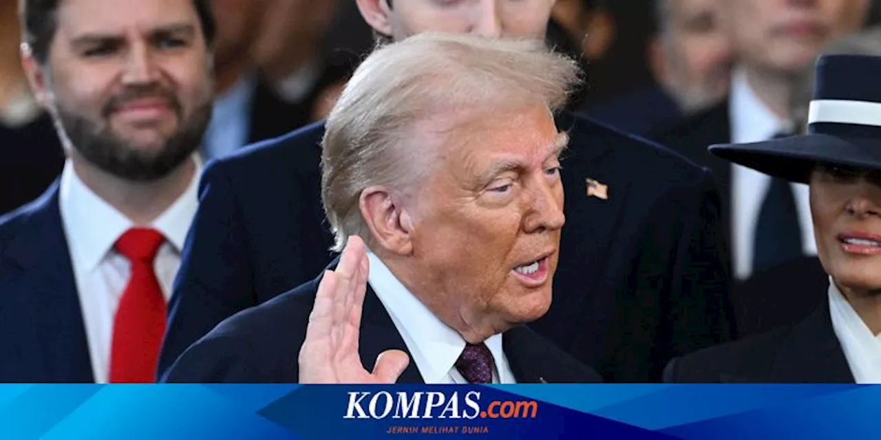 Tangan Donald Trump Tidak Sentuh Alkitab Saat Pengambilan Sumpah Presiden, Apa Artinya?