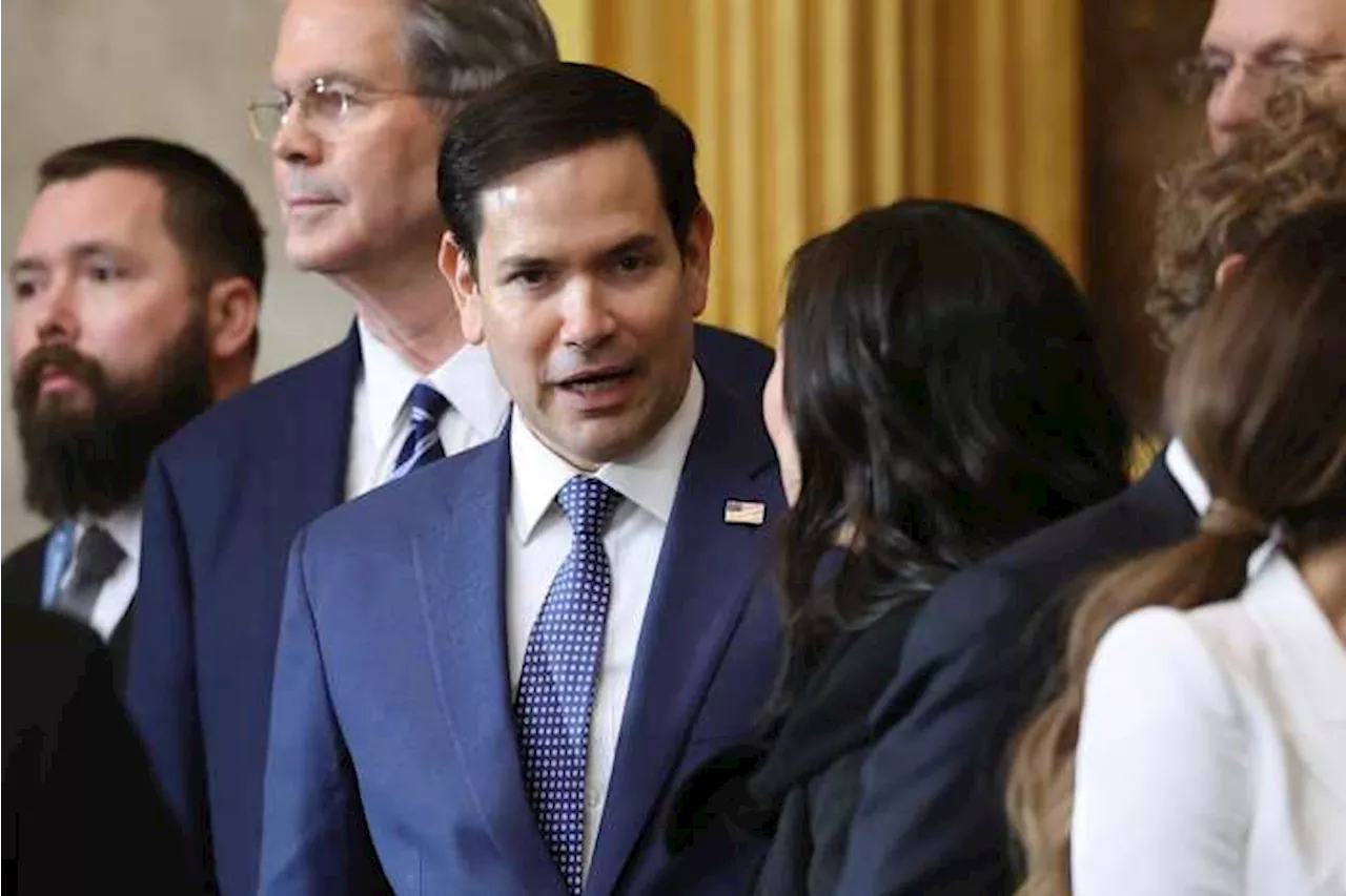 Senate confirms Marco Rubio as secretary of state, giving Trump the first member of his Cabinet