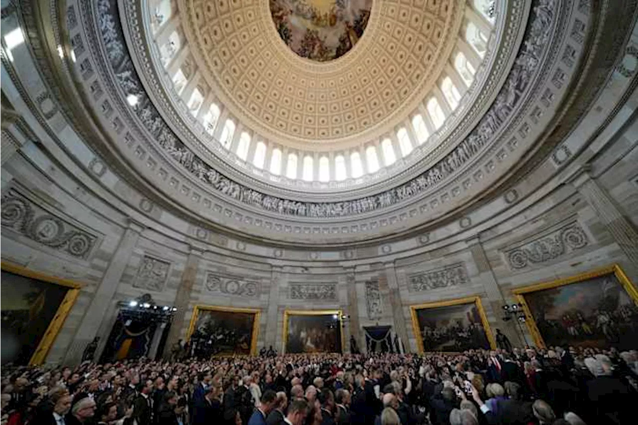 Trump Sworn In for Second Term in Intimate Capitol Rotunda Ceremony