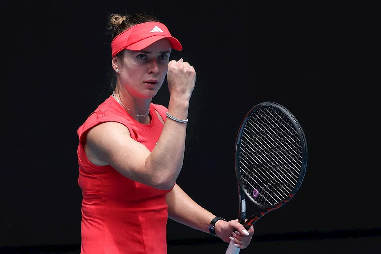 Open d'Australie: Elina Svitolina, l'Ukraine au cœur et le combat dans le sang