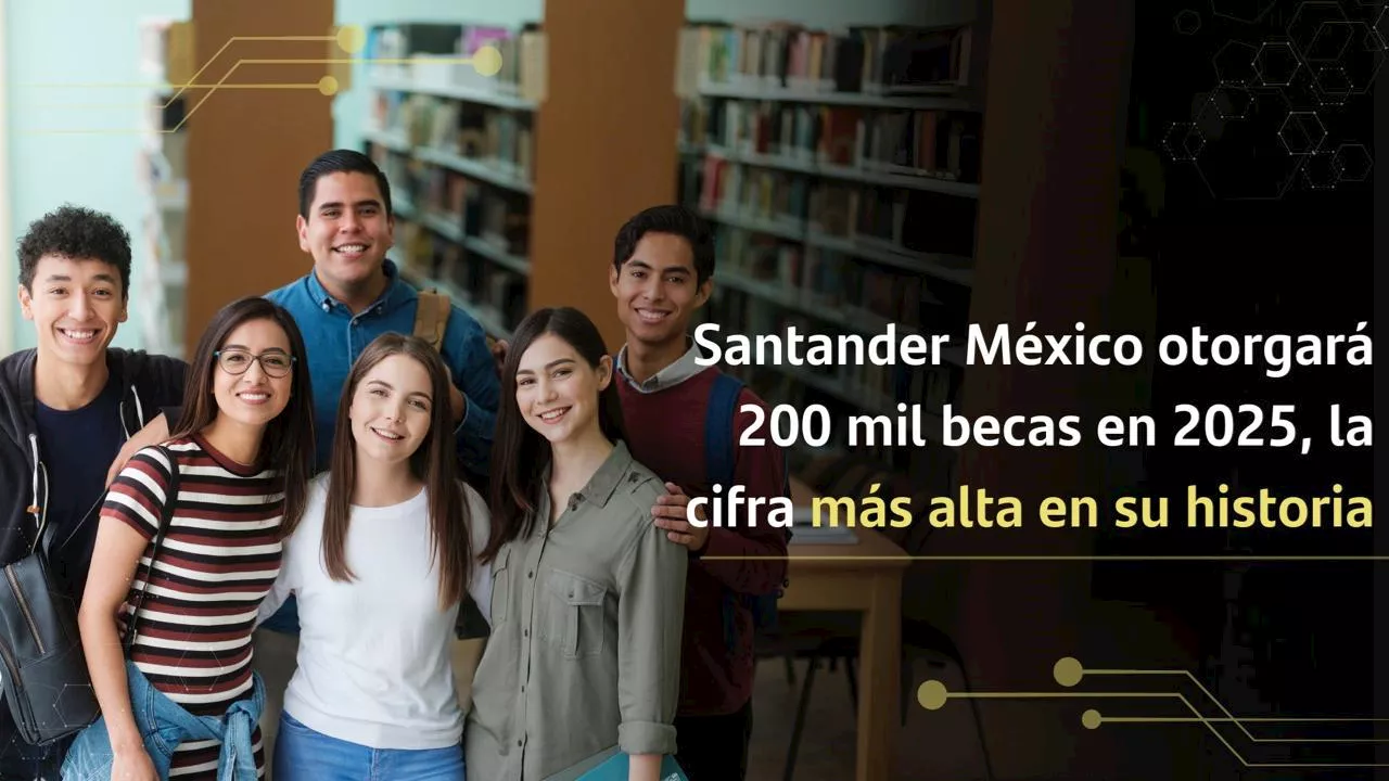 Banco Santander, Récord 2025 en Becas para jóvenes de Educación Superior