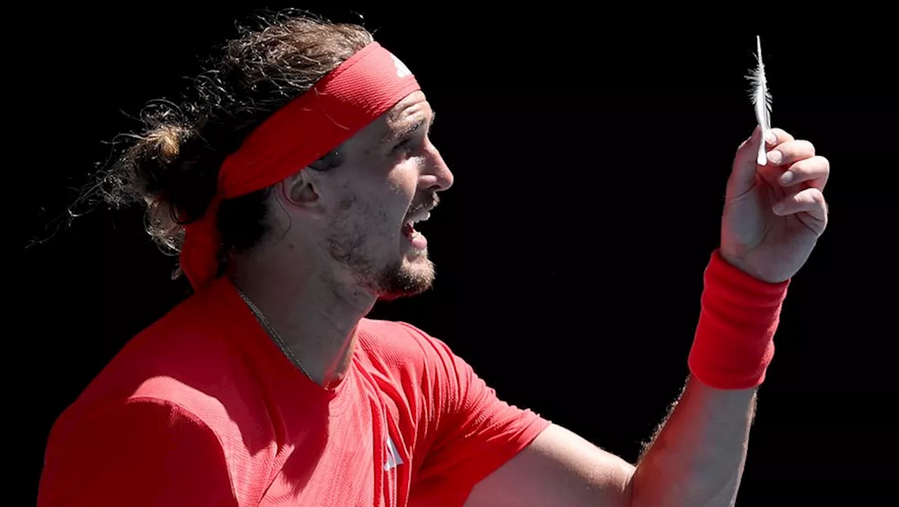 Zverev s'emporte contre un arrêt de point pour une plume à l'Open d'Australie