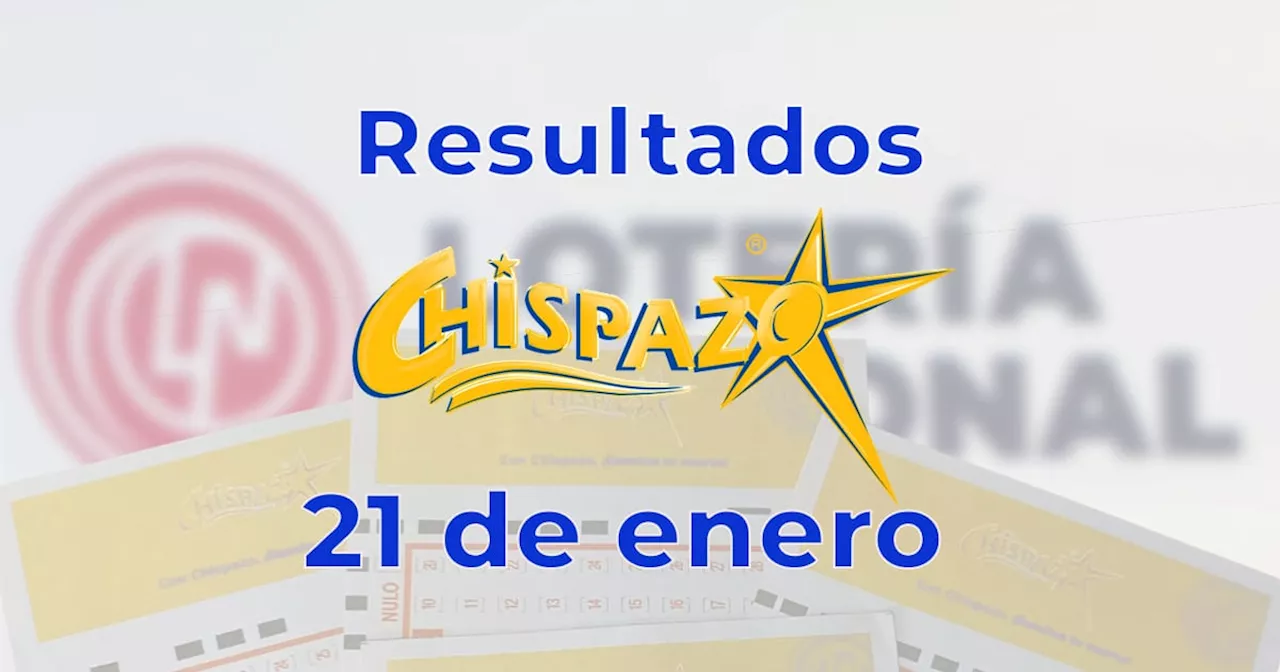 Resultados de la Lotería Nacional Chispazo del 21 de enero de 2025