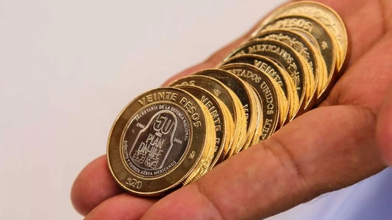 ¿Cuánto te paga Banorte por tus monedas de 20 pesos en 2025?