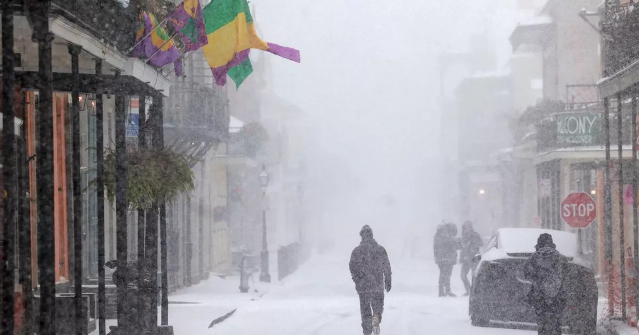 Une Rare Tempête Hivernale frappe le Sud-Est des États-Unis