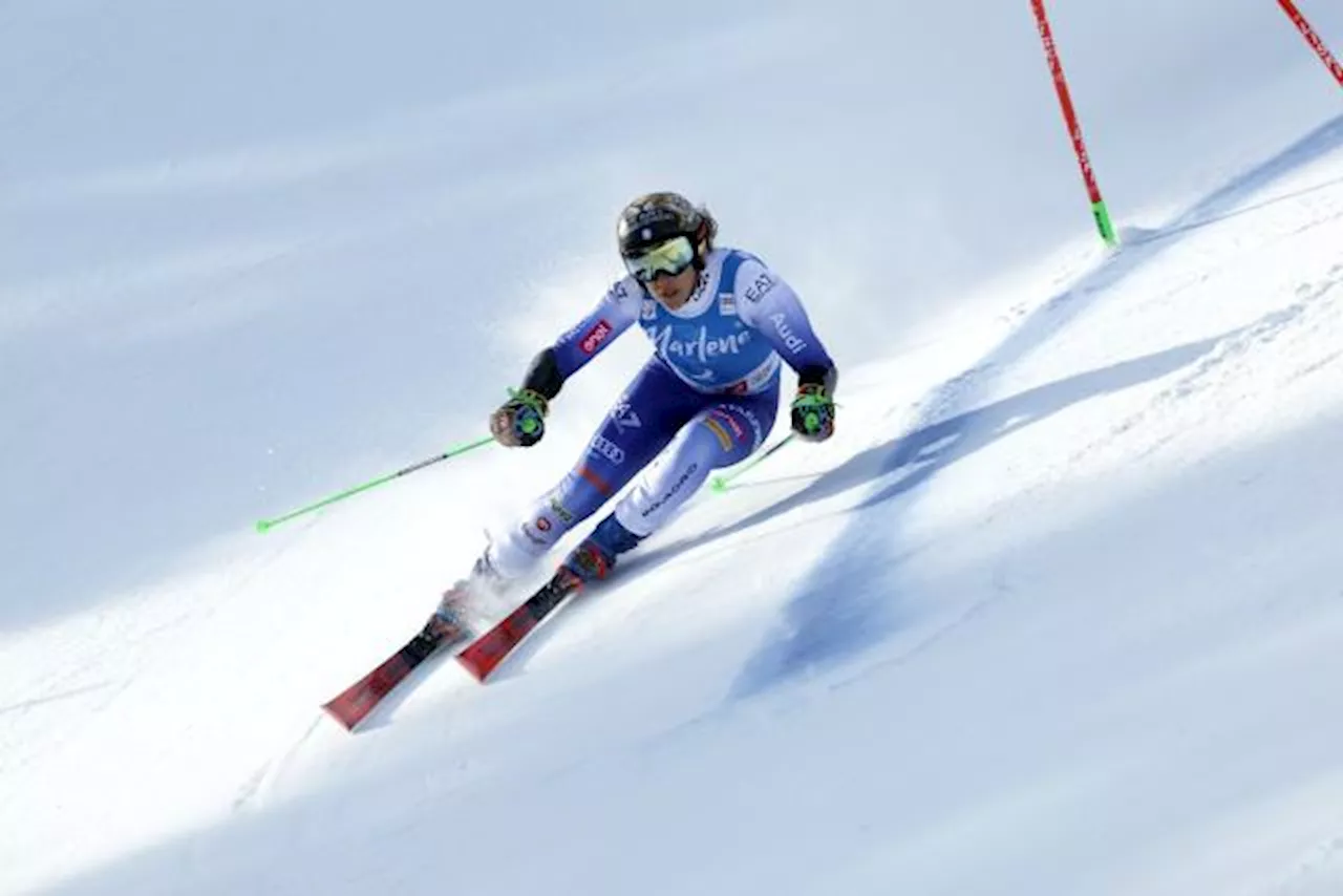 Federica Brignone domine la première manche du slalom géant de Kronplatz