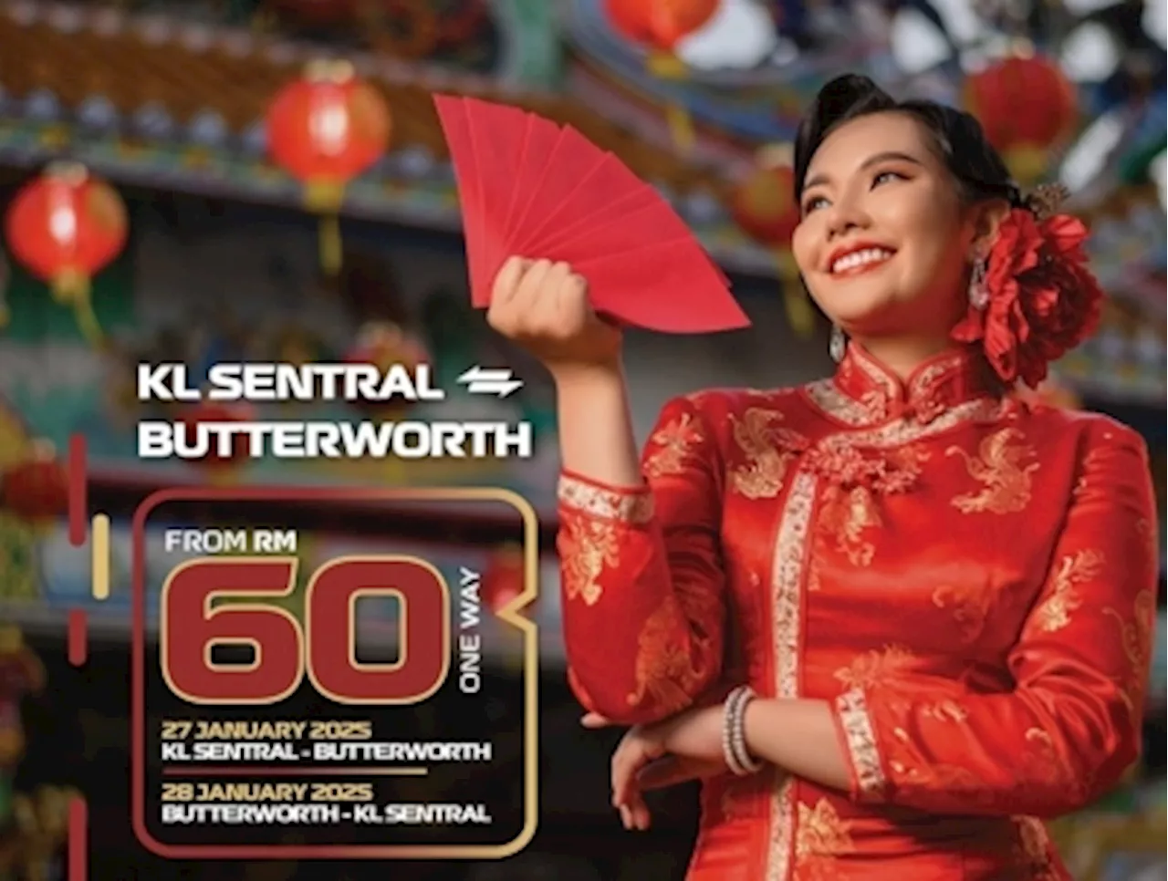 All aboard KTMB’s special CNY excursion train for a relaxing journey north