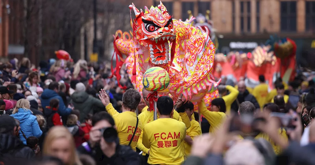 Manchester Celebrates Chinese New Year with Dragon Parade and Festive Fun