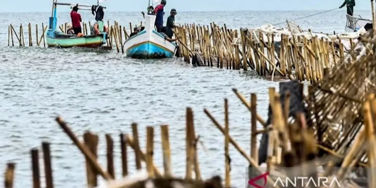 Menteri Trenggono: Pelaku Pemasangan Pagar Laut di Banten Akan Didenda dan Dilaporkan