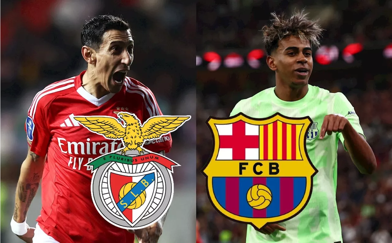 Benfica vs Barcelona: Alineaciones, horario y dónde VER partido del Barça HOY Champions League 2025