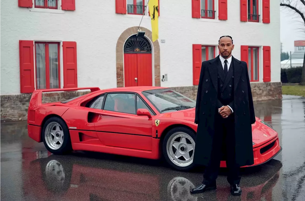 Lewis Hamilton spends his first day at Ferrari