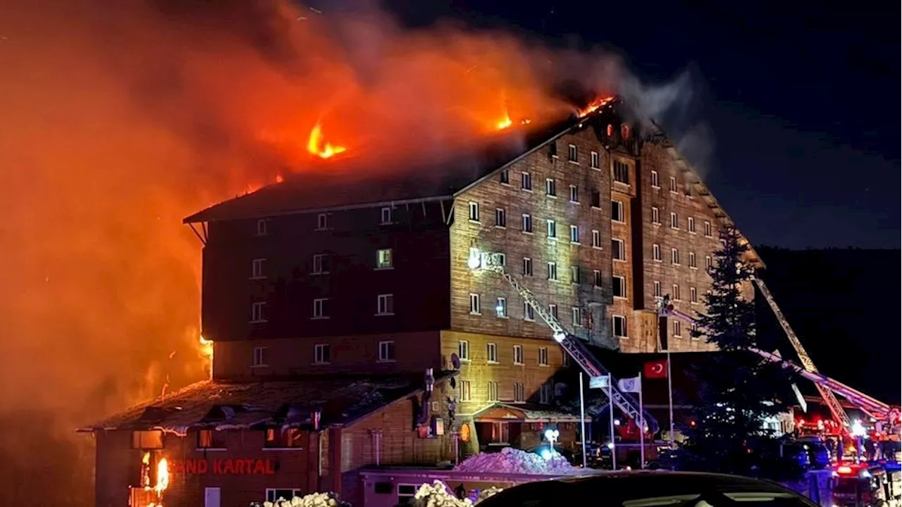 Devastating Hotel Fire Kills at Least 66 in Turkey