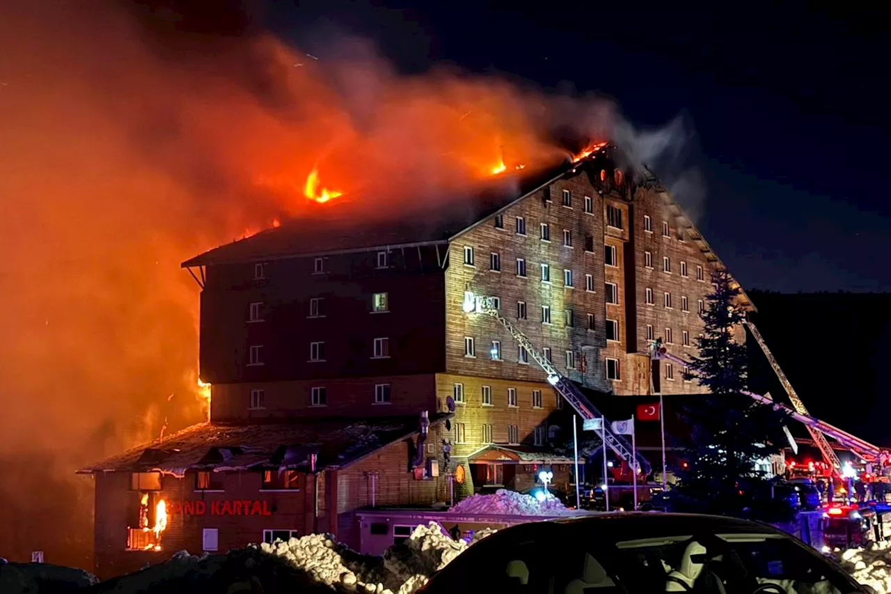 76 Tote bei Brand in türkischem Skihotel