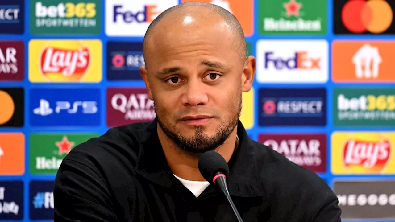 Kompany pareert vragen over ontbrekende 'vuur' bij Feyenoord: 'Context niet vergeten'