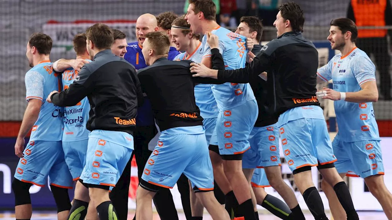 Nederland wint WK-handbal thriller in allerlaatste seconde