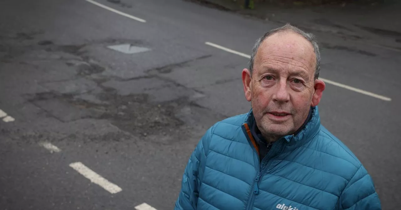 Villagers fume over potholes and joke 'we don't need speed limits'