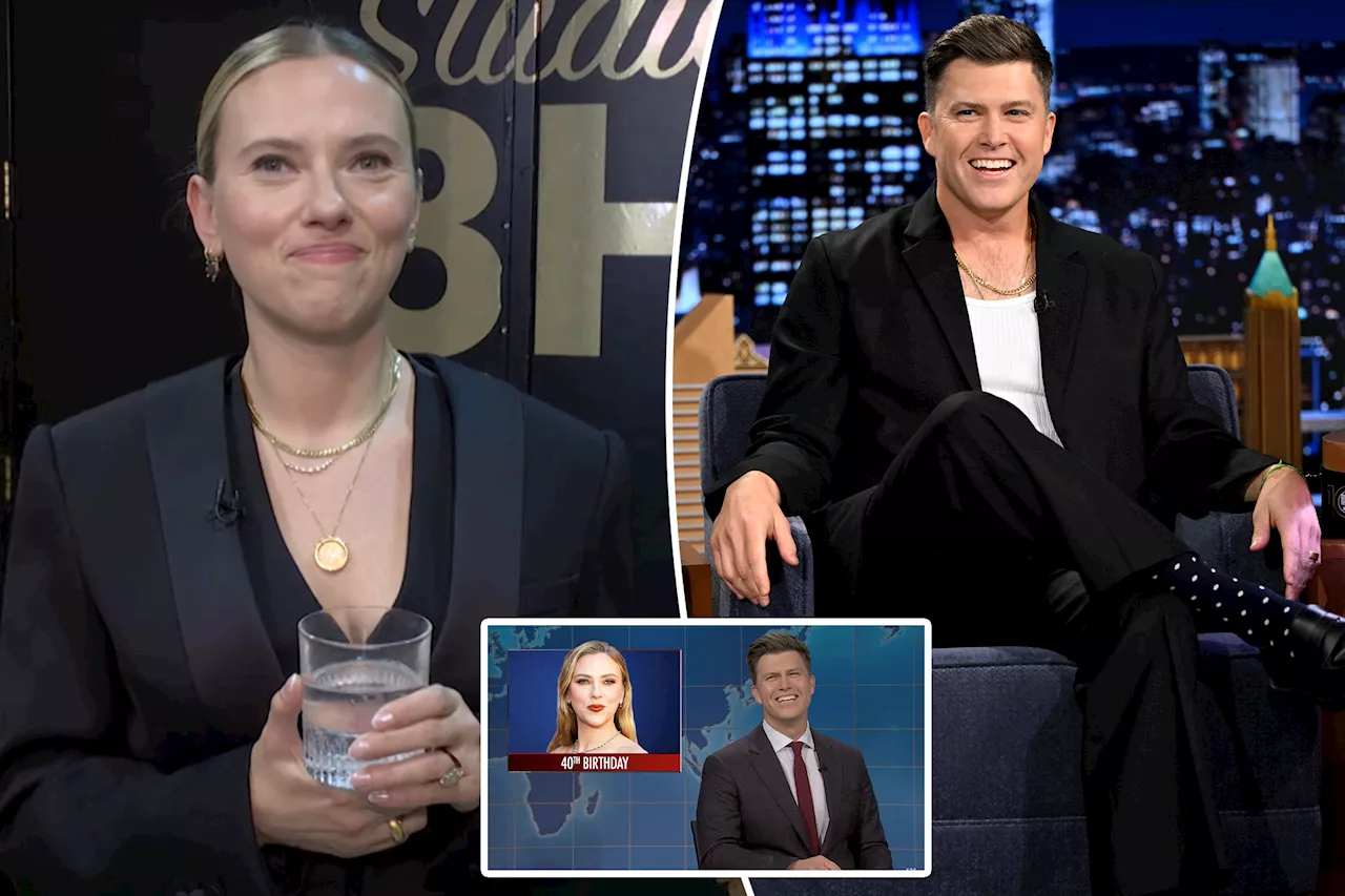 Colin Jost reveals wife Scarlett Johansson's real reaction to crude 'SNL' joke: 'I'm in trouble'