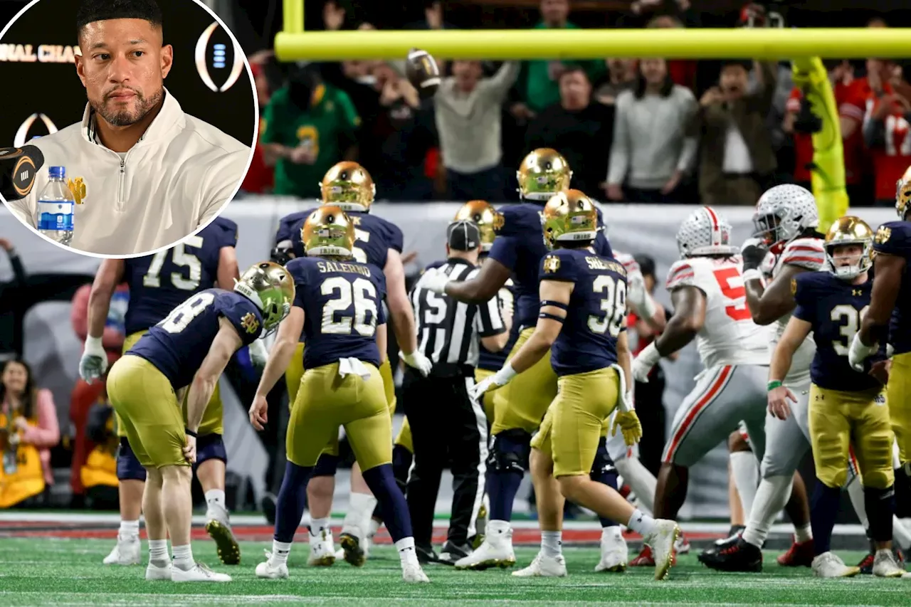 Notre Dame Coach's Controversial Field Goal Decision in National Title Game Draws Criticism