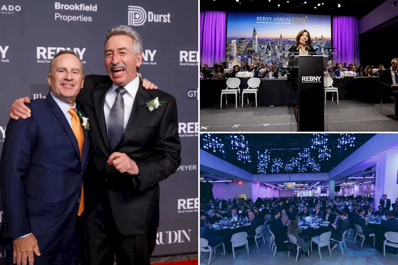 Real estate power players toast leasing bonanza, return-to-office surge at annual REBNY gala