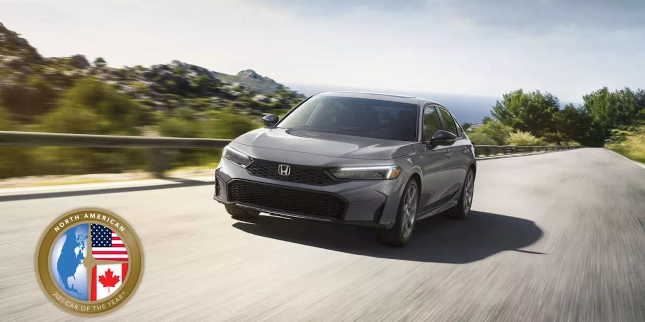 Honda Civic Hybrid is 2025 North American Car of the Year; Civic is most honoured model in award’s history