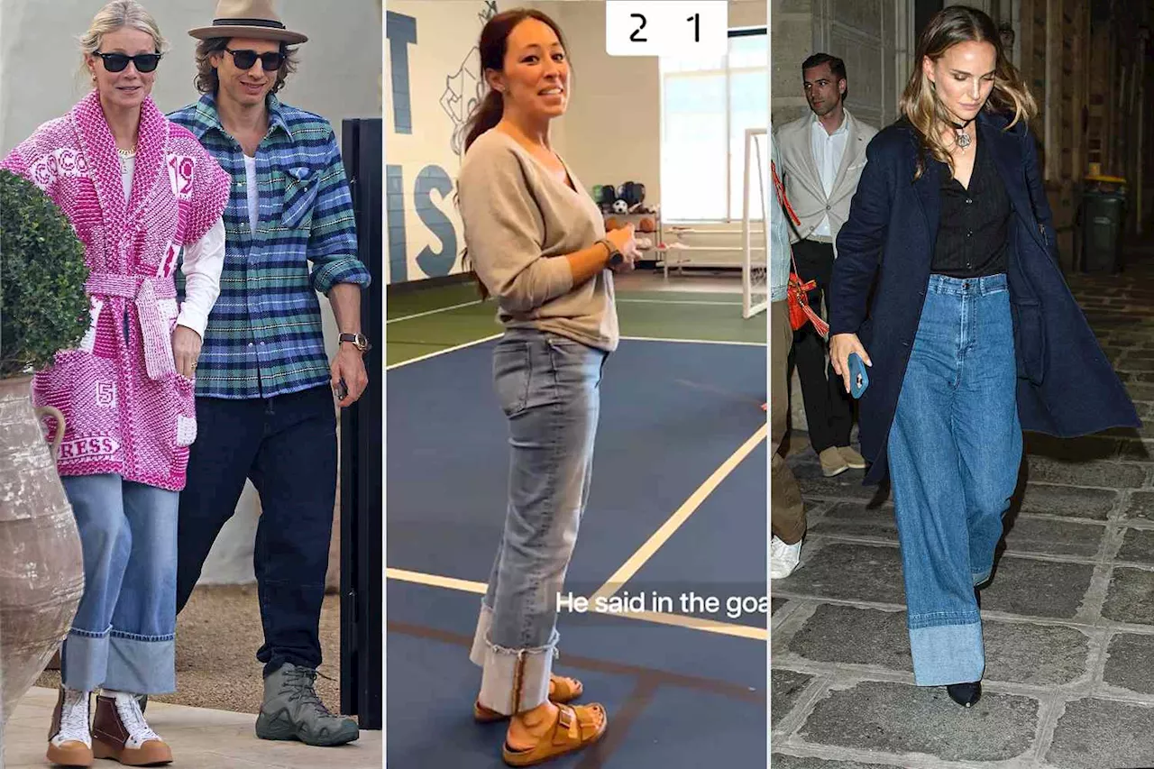 Celebrities Fuel the Cuffed Jeans Trend: Shop The Look