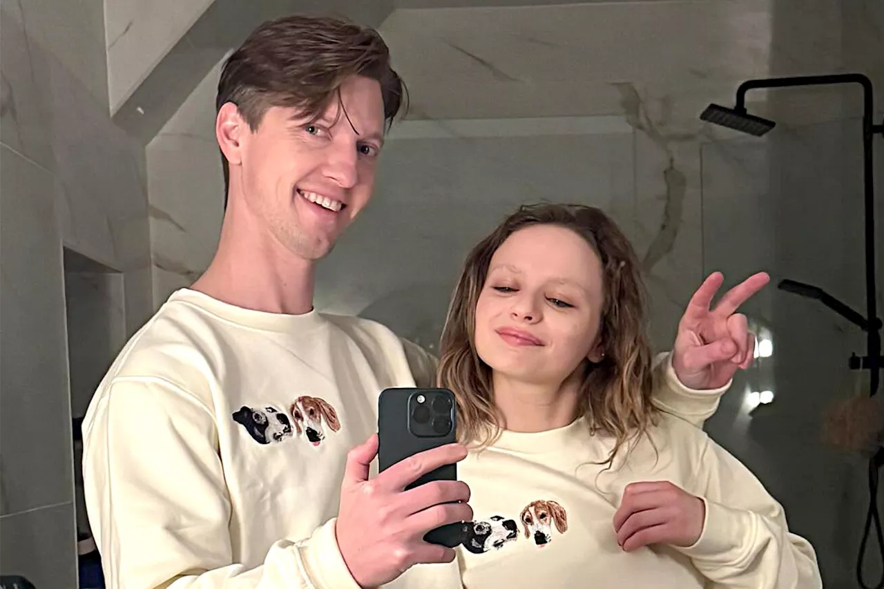 Joey King and Husband Steven Piet Lean Into ‘Corny’ Couple Aesthetic in Matching Sweaters with Their Dogs on Them