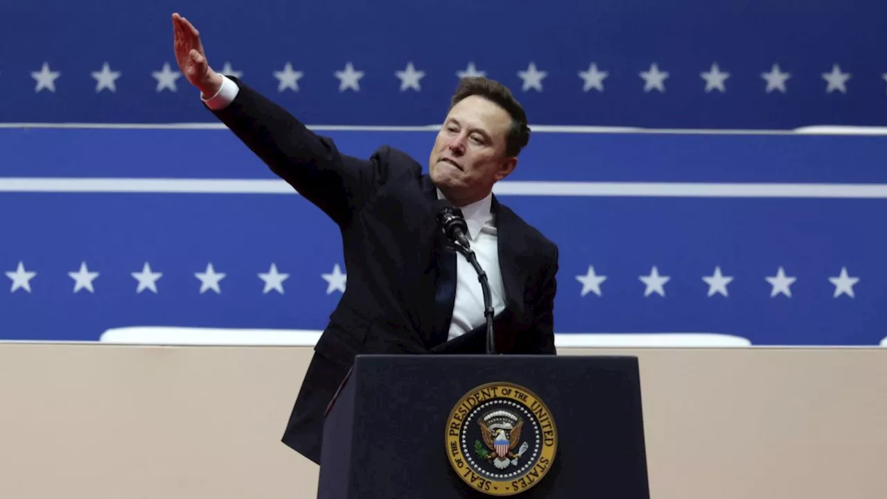 Elon Musk desata la polémica en plena celebración por la investidura de Trump con un gesto que parece el saludo nazi