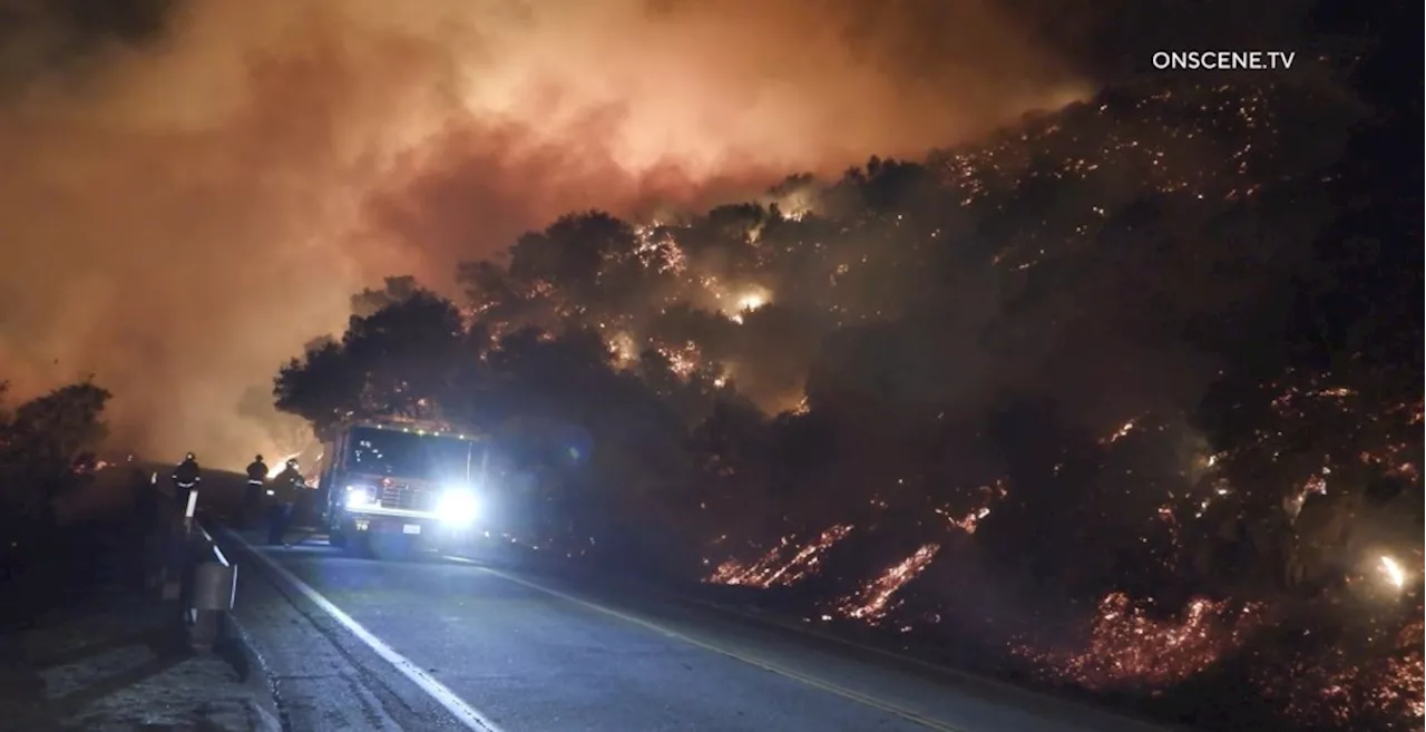 Brush Fire Forces Evacuations in Bonsall, Sparking Concerns Over Dry Conditions