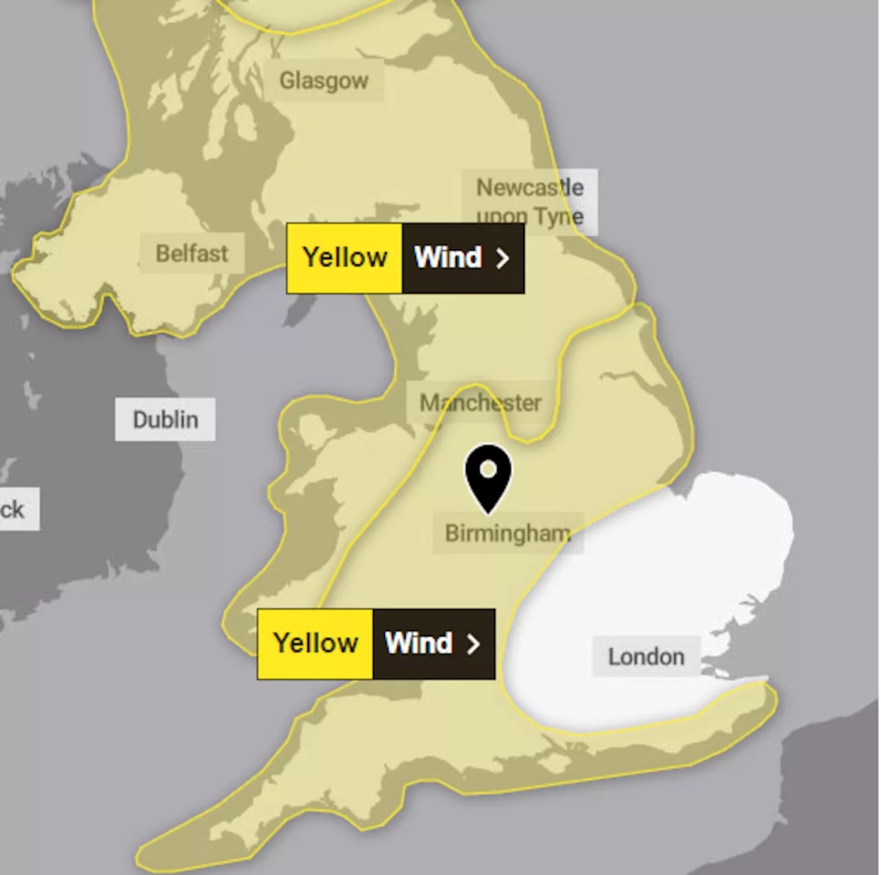 Yellow Weather Warning as Newly Named Storm Eowyn Set to Hit Shropshire Later This Week