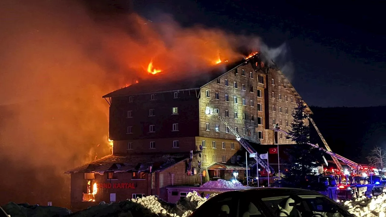 Deadly Fire at Turkish Ski Resort Hotel Kills at Least 66