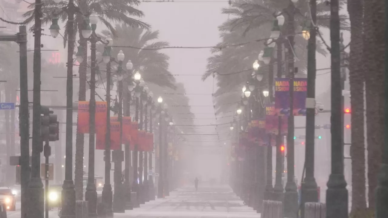 Deep South Braces for Historic Winter Storm