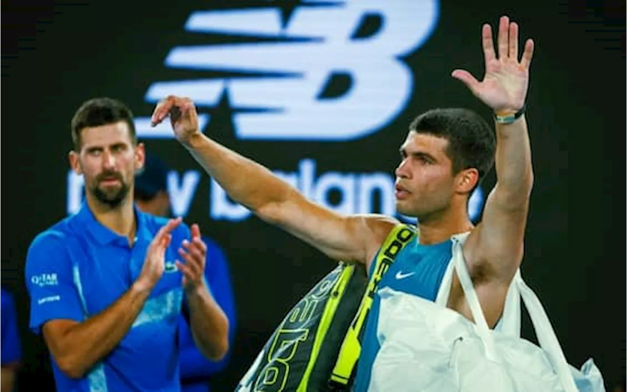 Australian Open, Alcaraz: 'Non dovevo far tornare in partita Djokovic'