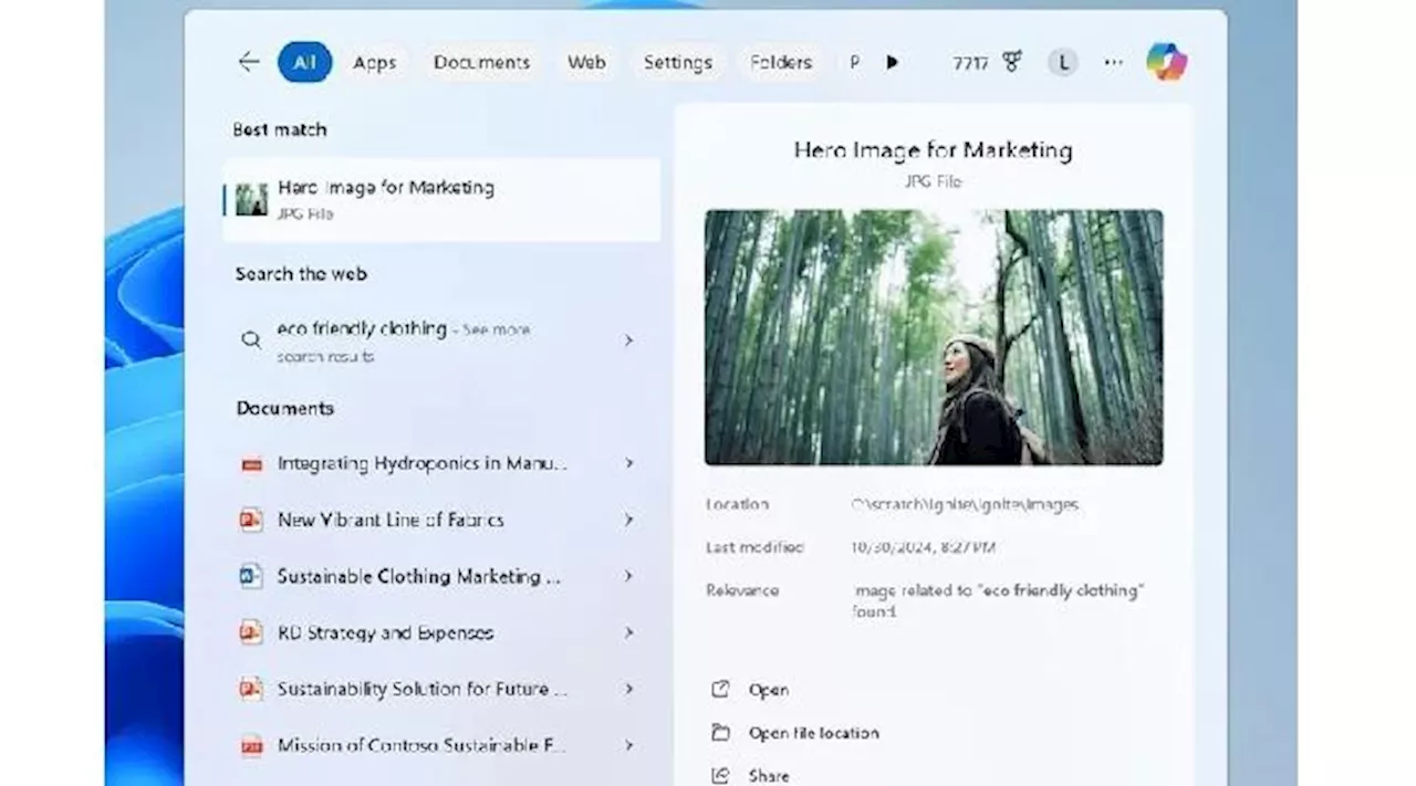 Microsoft Uji Coba Pencarian Windows Berbasis AI