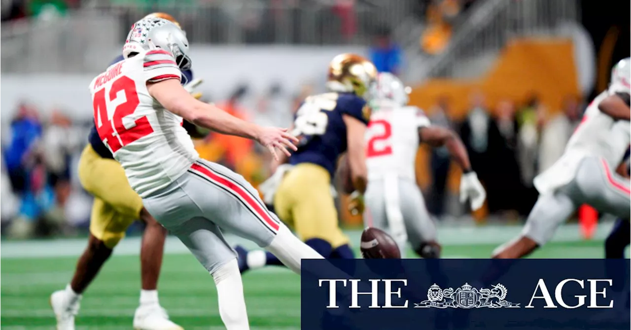 Australian Punter Joe McGuire Leads Ohio State to College Football Championship