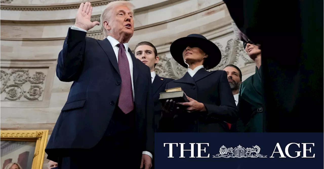 Trump Sworn In as 47th President, Vows 'Revolution of Common Sense'