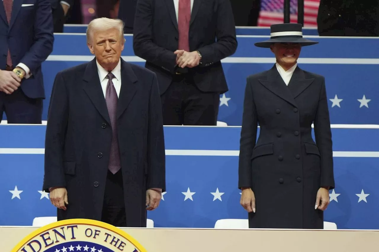 Melania Trump's Navy Hat Steals the Show at Inauguration