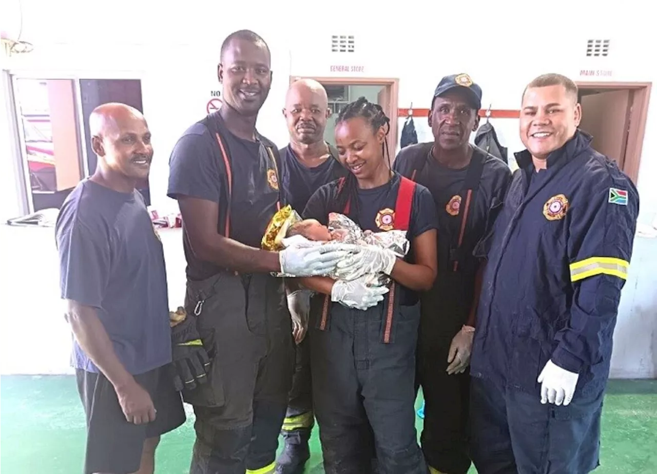 Firefighters help deliver healthy baby at Cape Town fire station