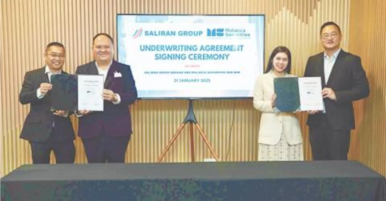 Saliran inks underwriting deal with Malacca Securities for IPO