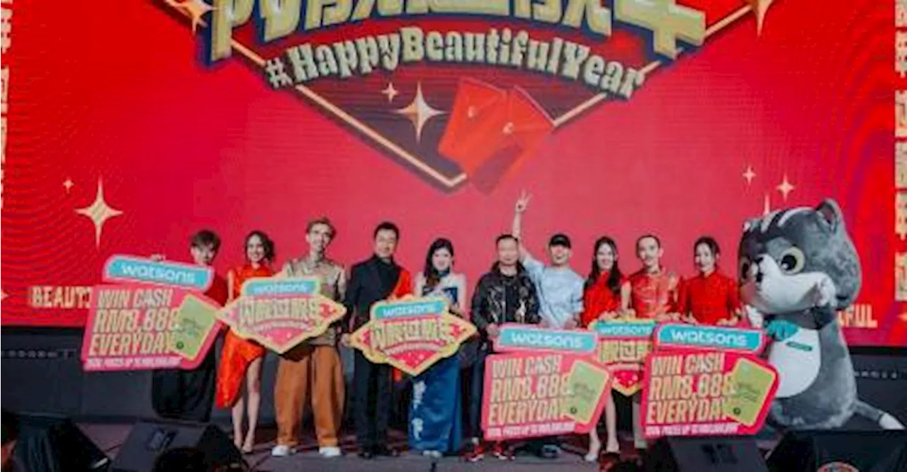 Watsons Malaysia Celebrates #HappyBeautifulYear2025 with Star-Studded Music Video and Community Giving