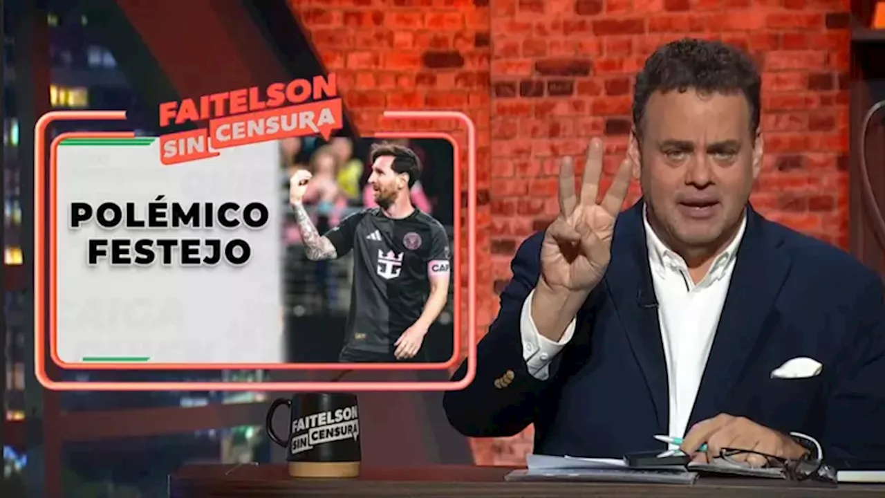 Faitelson responde al Bofo tras el tema de Lionel Messi y América en Las Vegas