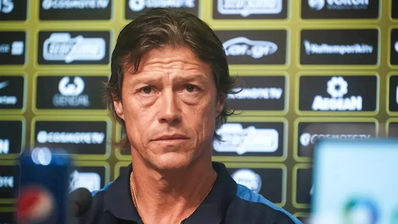 Matías Almeyda explota tras derrota de AEK Atenas ante Panathinaikos