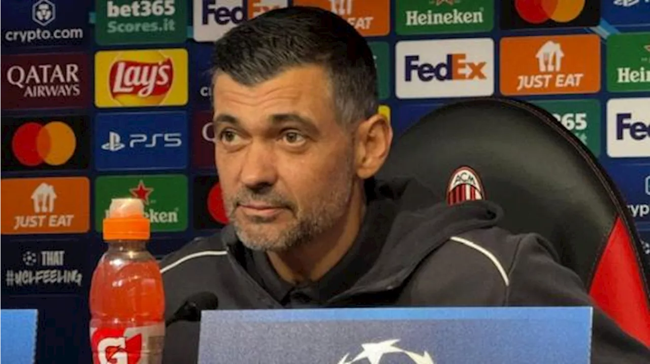 Conceicao parla del Milan: 'Stiamo lavorando per esserci anche l'anno prossimo'