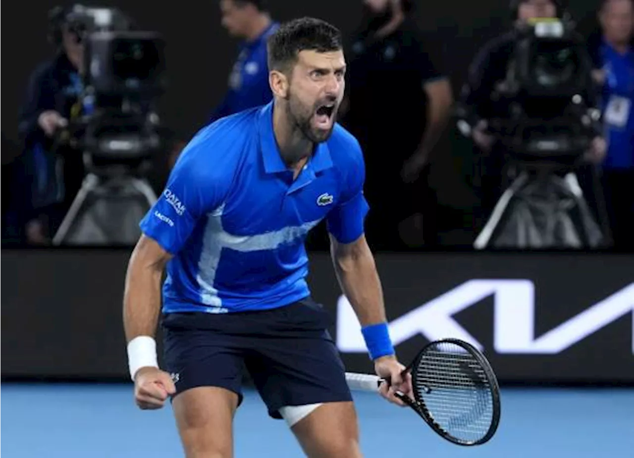 Djokovic avanza a semifinales del Abierto de Australia, mientras que Alcaraz queda eliminado