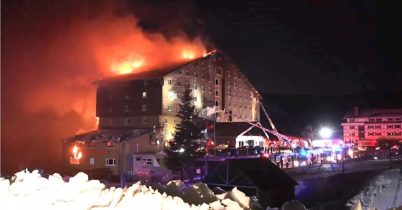 Incêndio em hotel de estação de esqui mata 66 pessoas na Turquia; veja vídeo