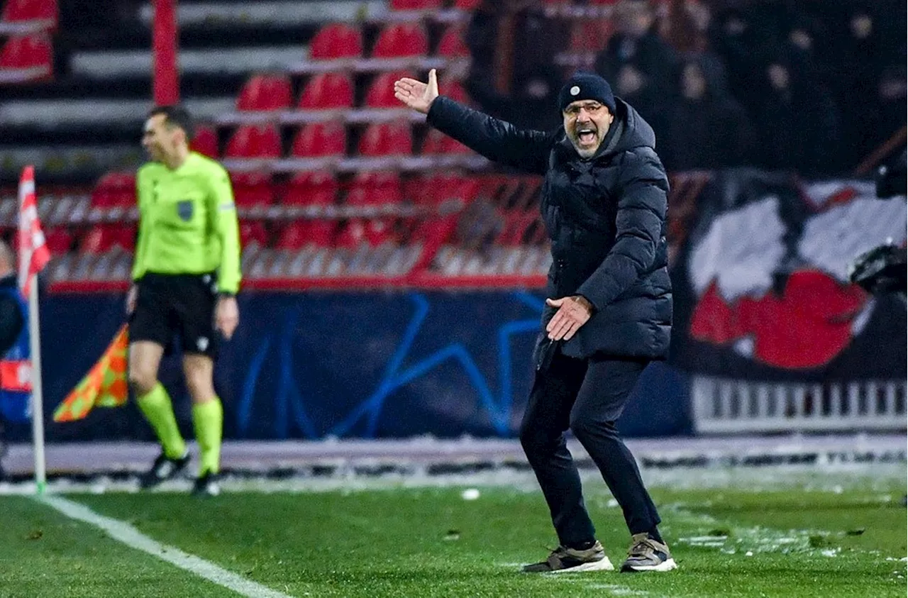 Bosz ziet PSV 'ballen tonen' in Belgrado: 'Stonden mannen op het veld'